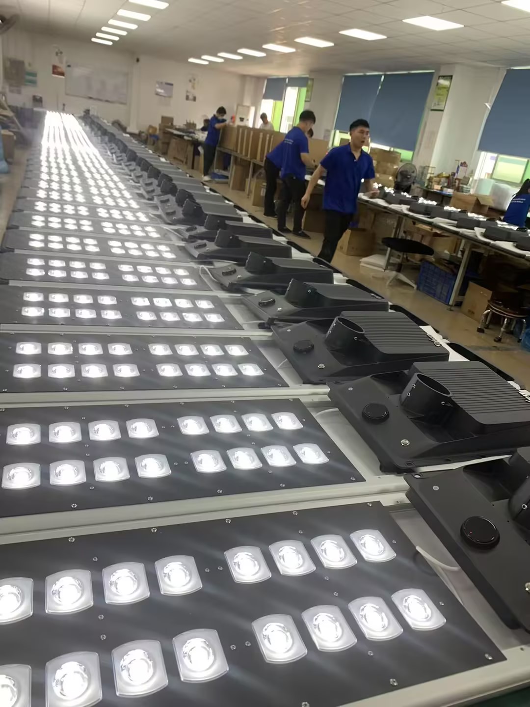 Solar lighting production line in China