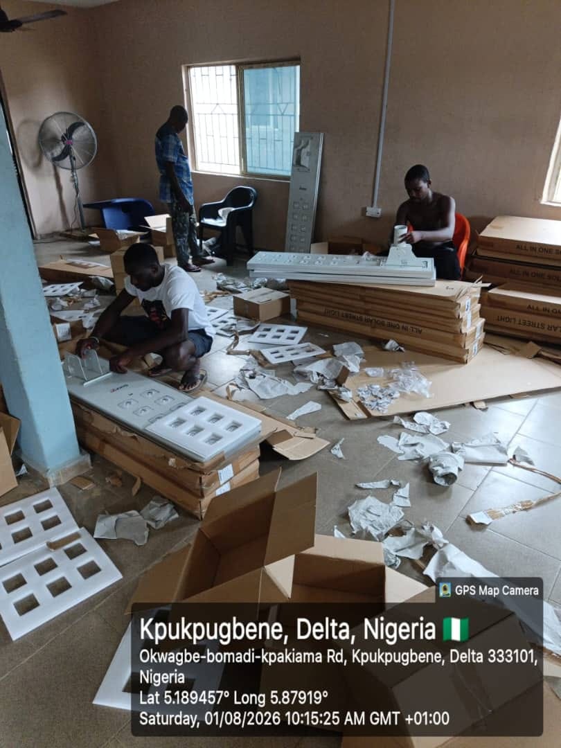 Factory assembly and electrical work